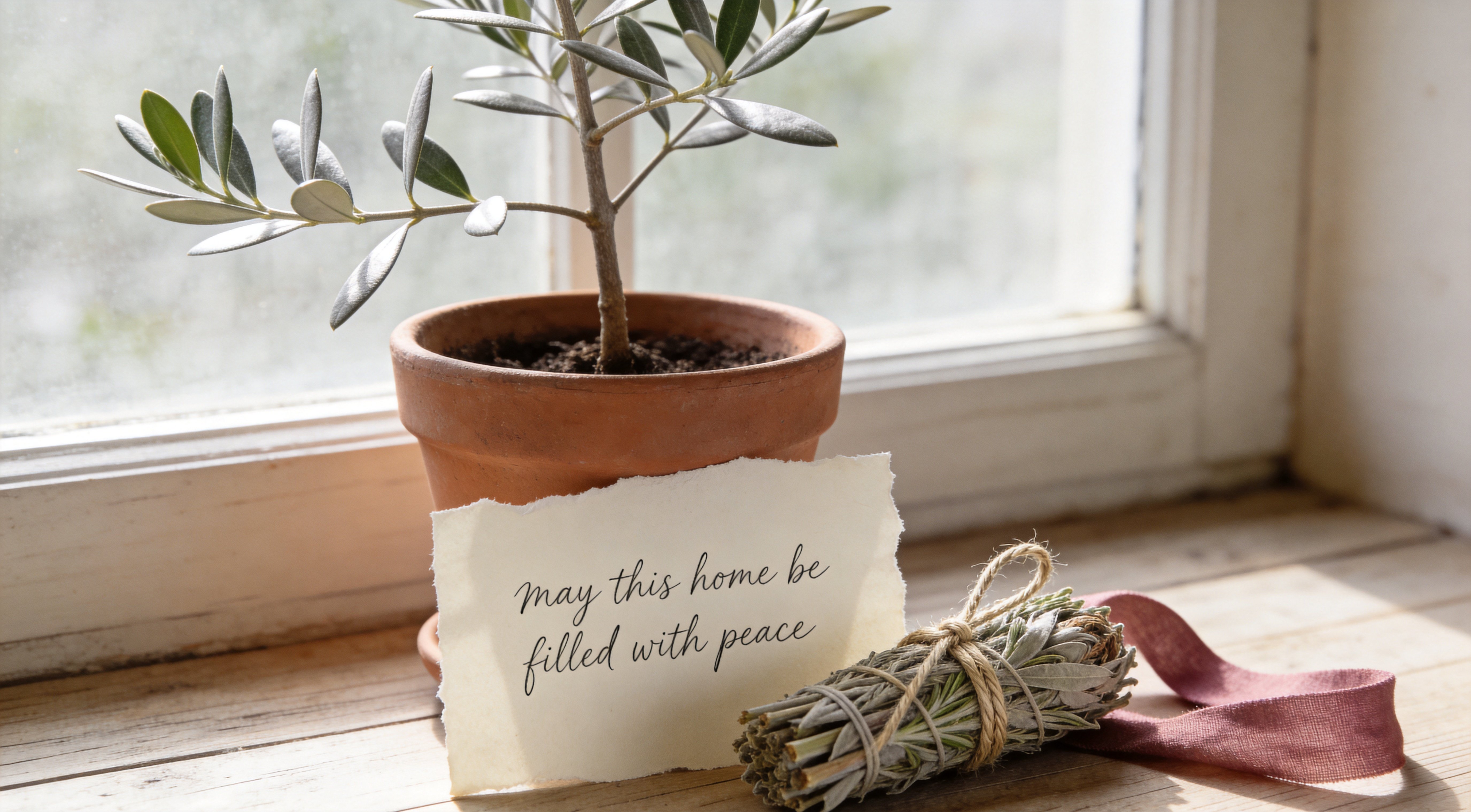 Meaningful Housewarming Gift — Potted Olive Tree for Peace and New Beginnings
