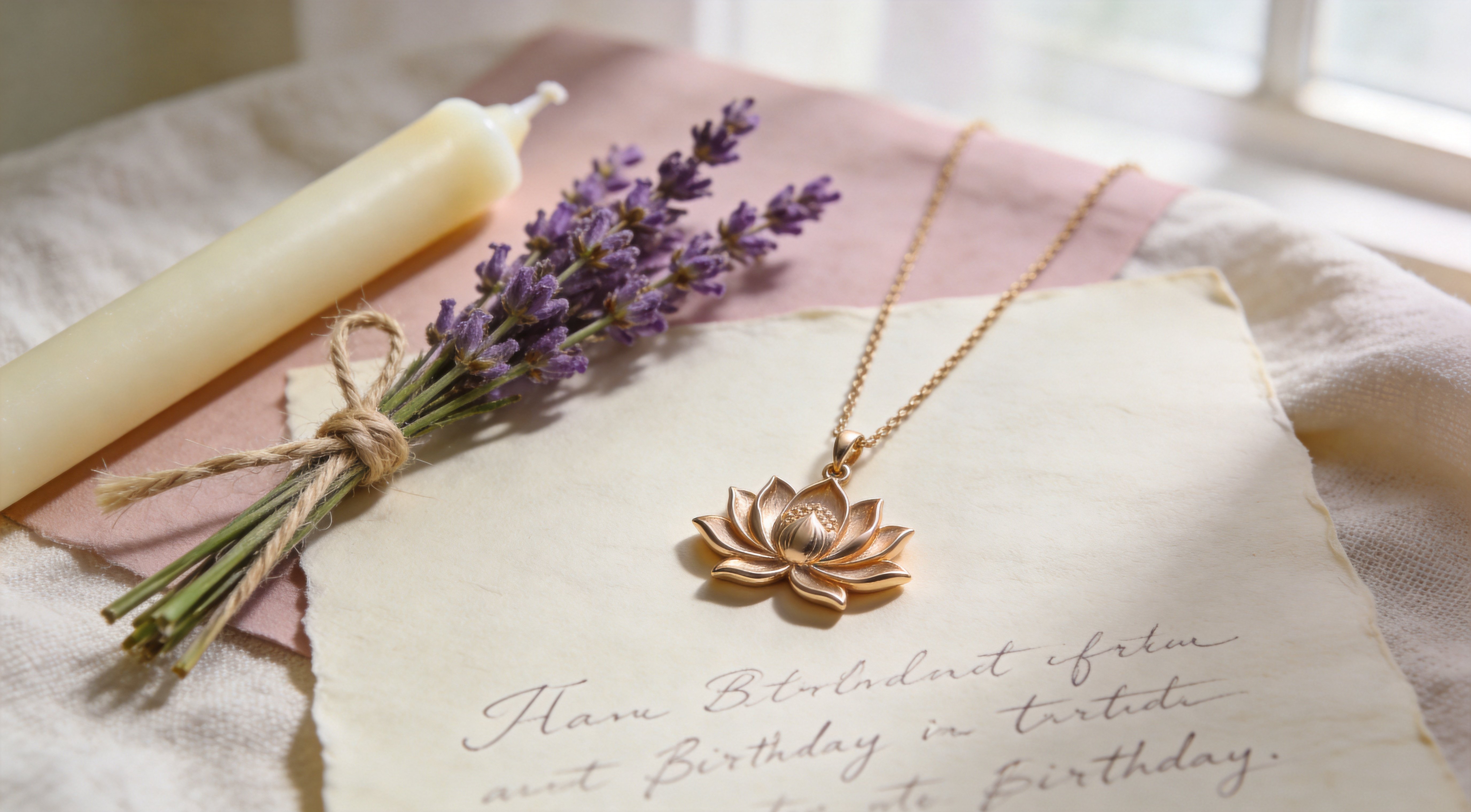 Symbolic Birthday Gift That Feels Personal — Gold Lotus Flower Necklace